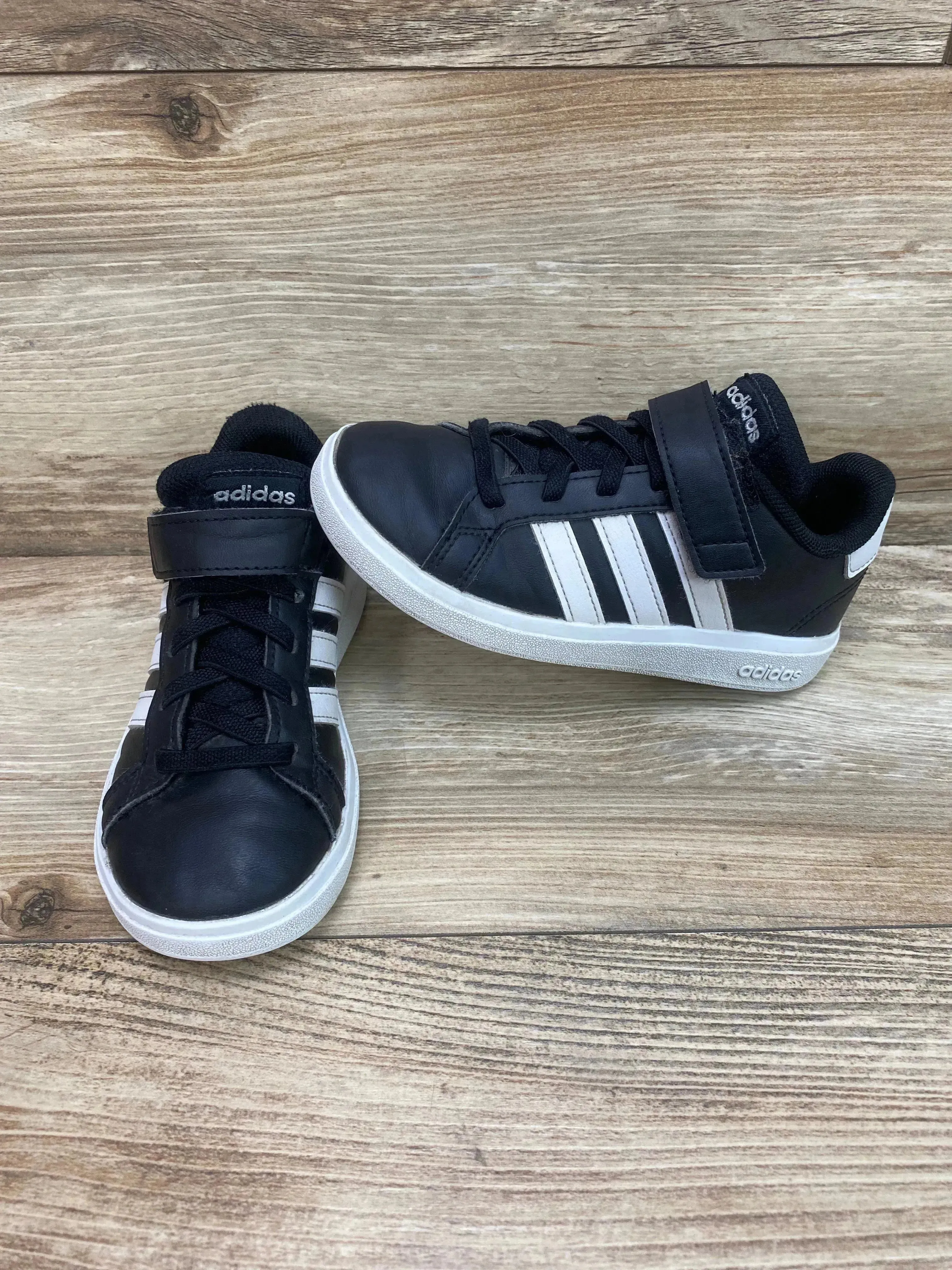 Adidas Kids' Grand Court 2.0 Tennis Shoe Black Sz 11c