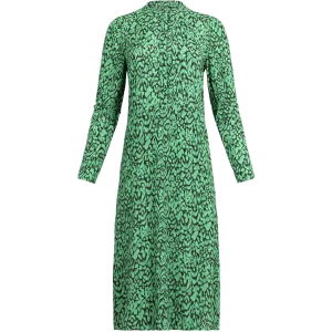 Alana Dress - Black/Green Print