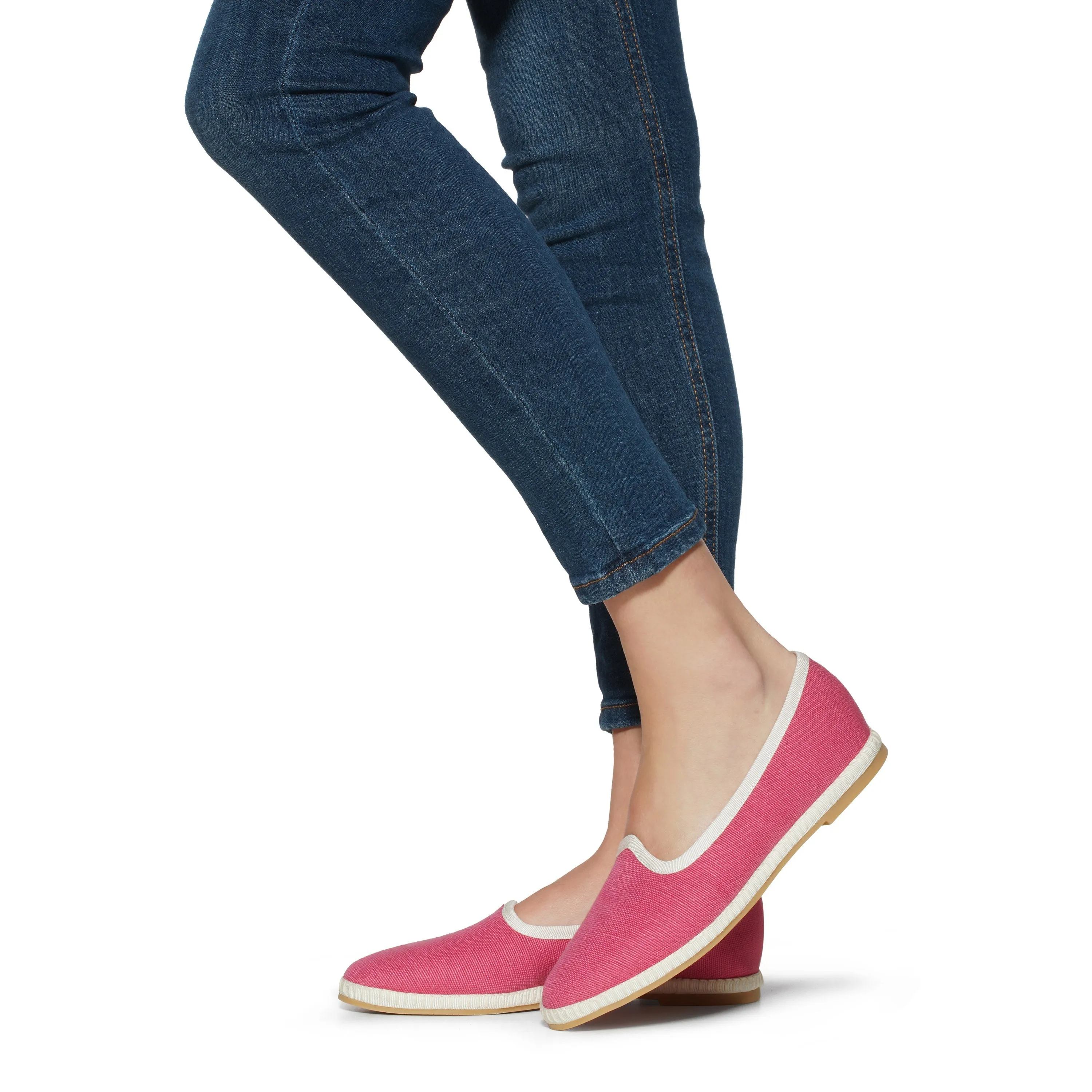 Allegra Flats Pink