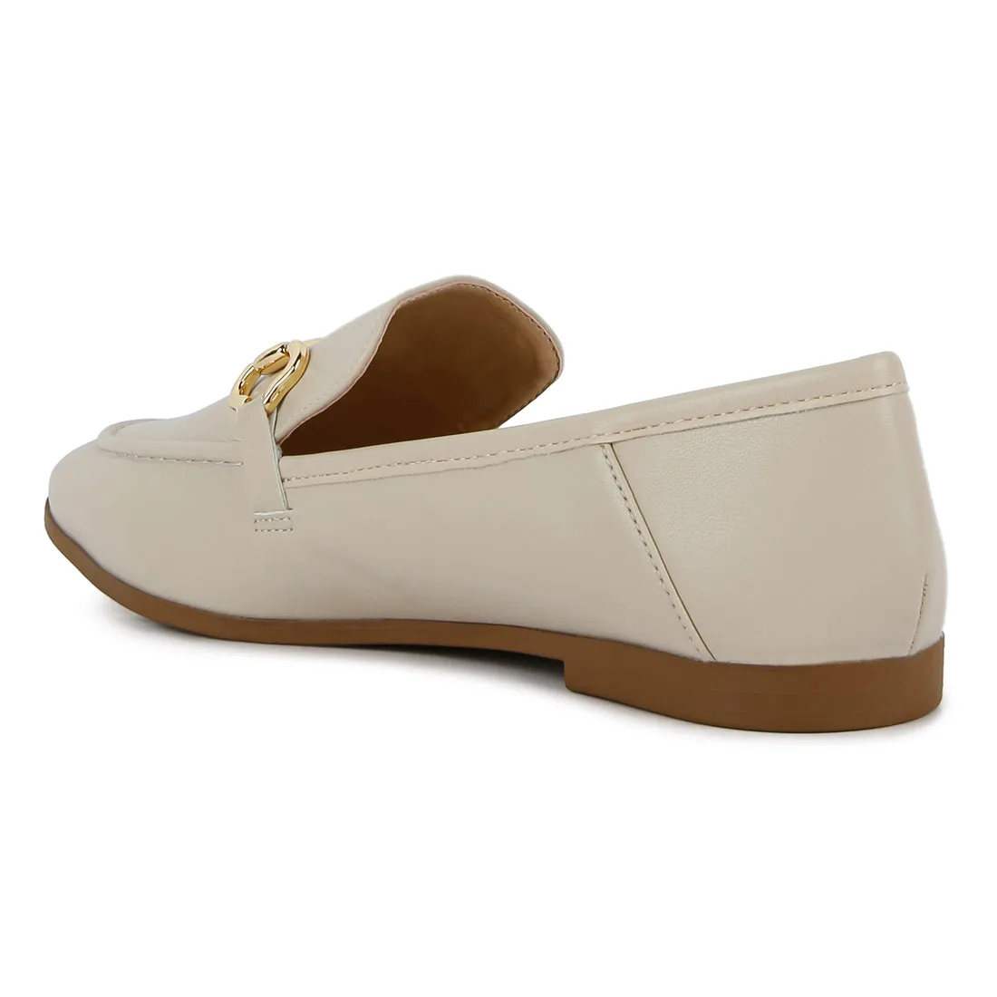 Beige Semi Casual Loafers