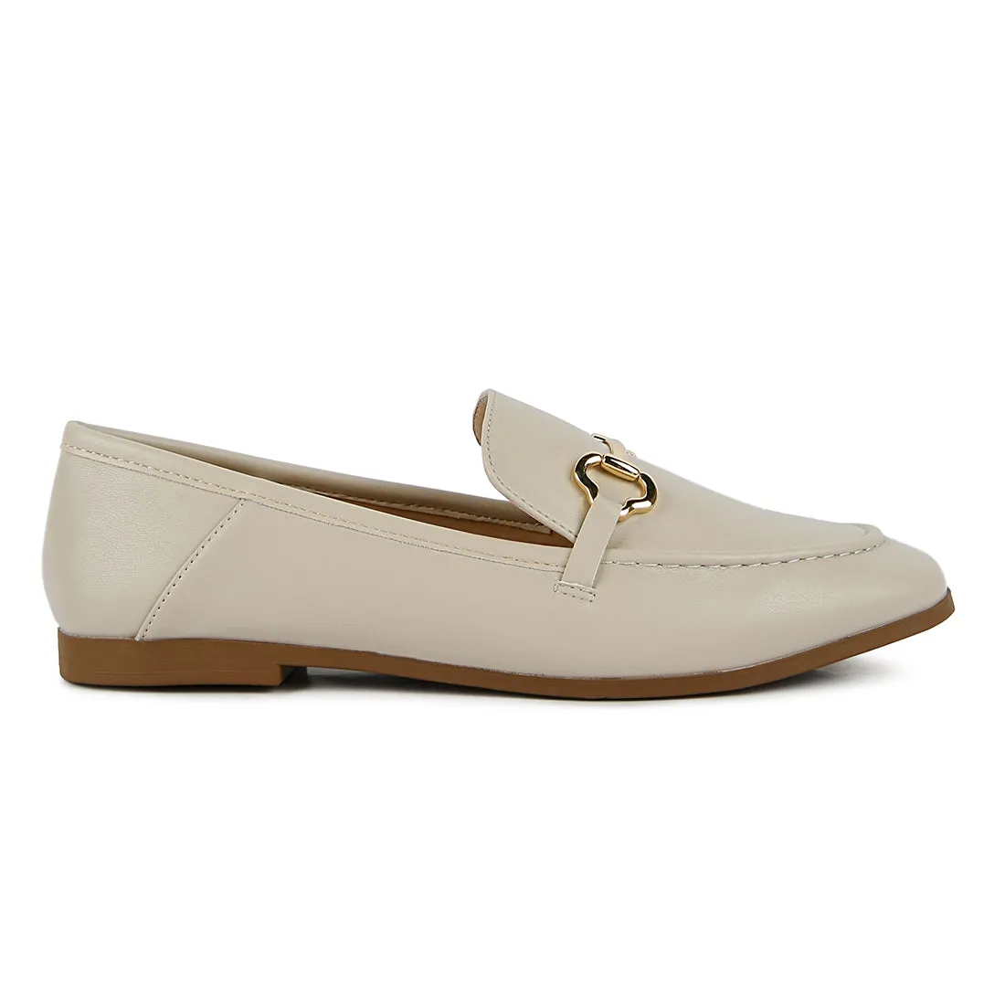 Beige Semi Casual Loafers