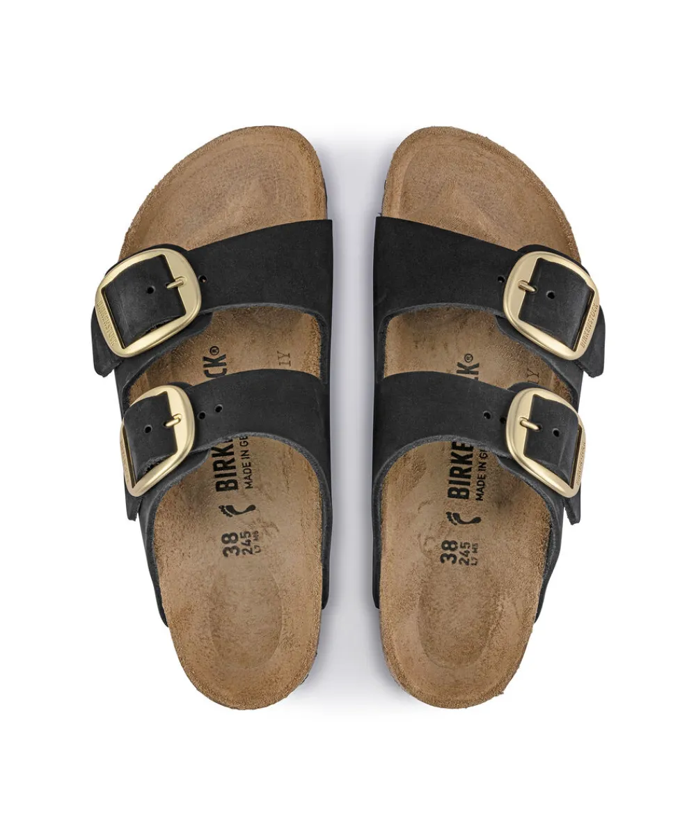 BIRKENSTOCK ARIZONA BIG BUCKLE FIT IN BLACK