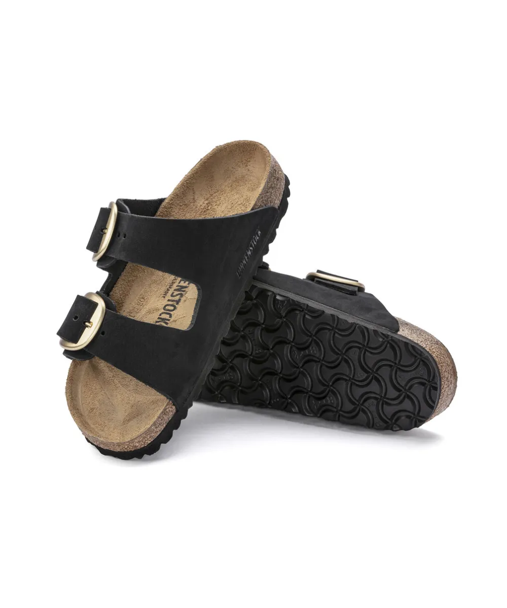 BIRKENSTOCK ARIZONA BIG BUCKLE FIT IN BLACK