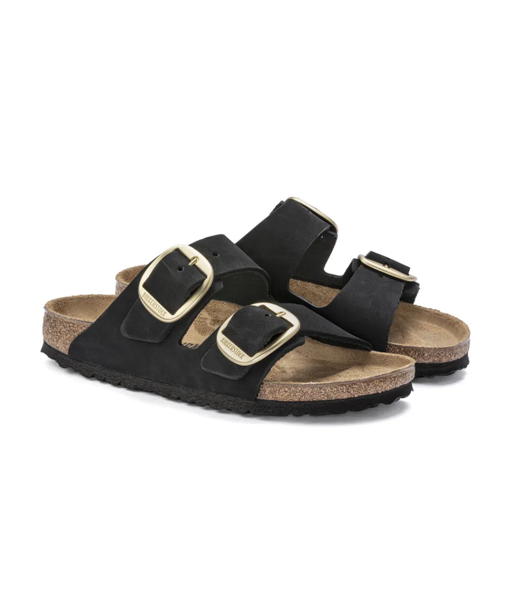 BIRKENSTOCK ARIZONA BIG BUCKLE FIT IN BLACK