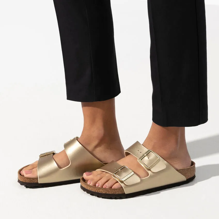 BIRKENSTOCK ARIZONA NARROW FIT IN GOLD