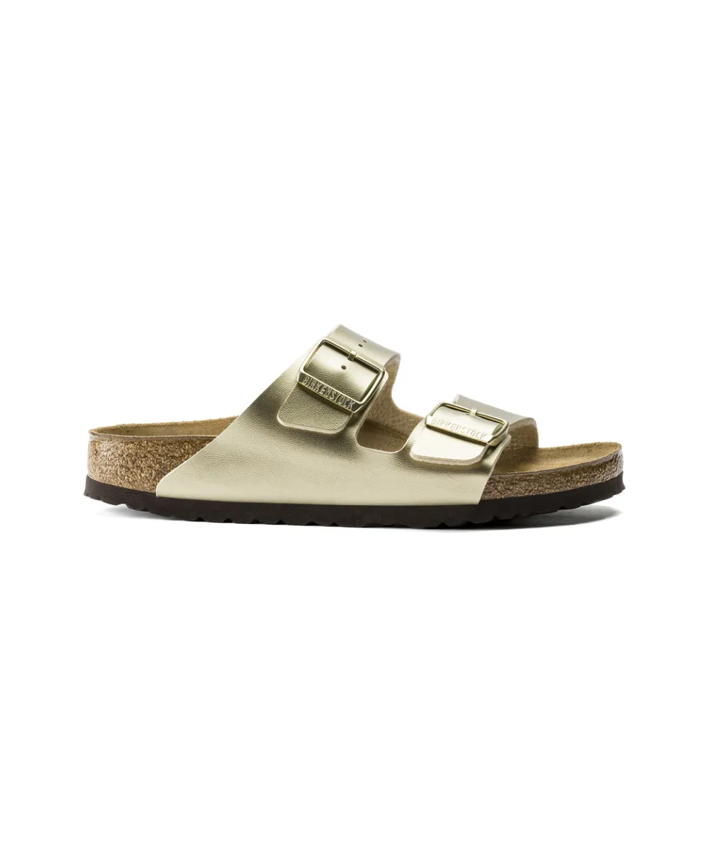 BIRKENSTOCK ARIZONA NARROW FIT IN GOLD