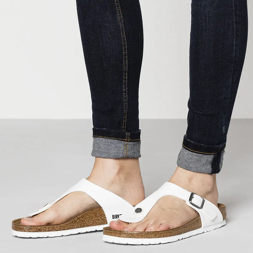 BIRKENSTOCK GIZEH REGULAR FIT  IN WHITE