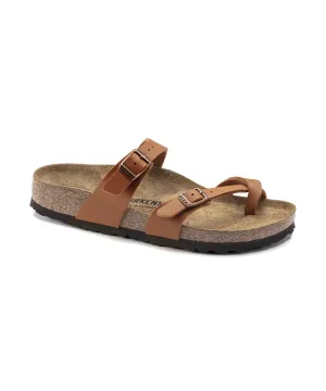 BIRKENSTOCK MAYARI NARROW FIT IN GINGER/BROWN