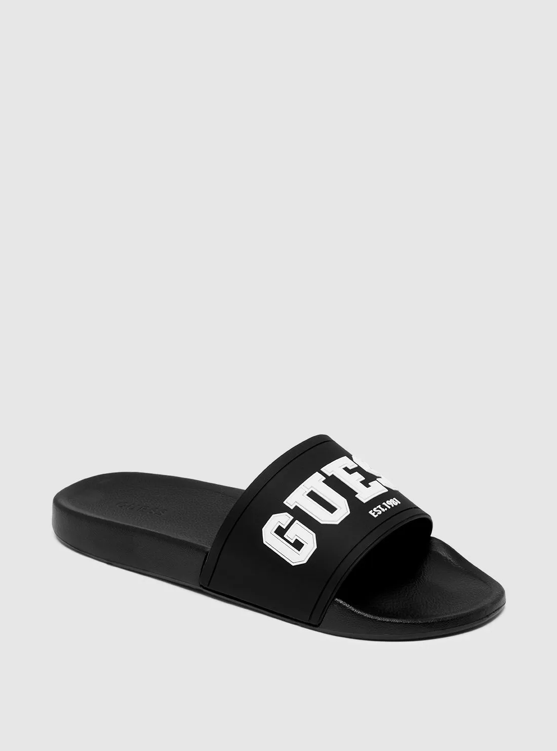 Black Elliot Slide Sandals