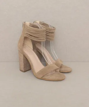 Blake - Strappy Ankle Wrapped Heel