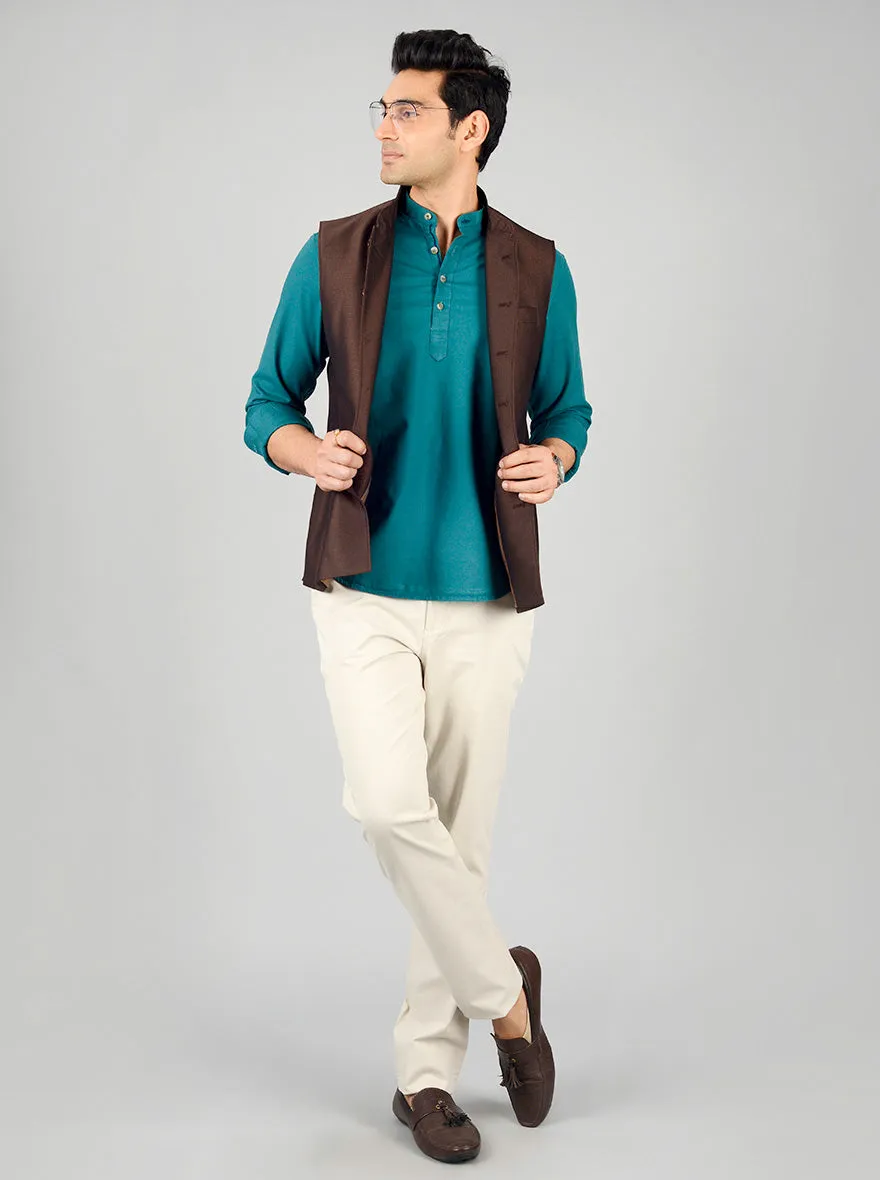 Brick Brown Modi Jacket | JadeBlue