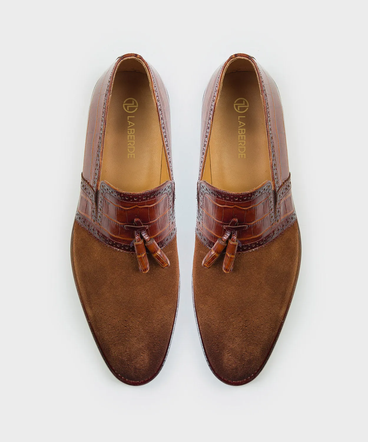 Brown Sude Loafers