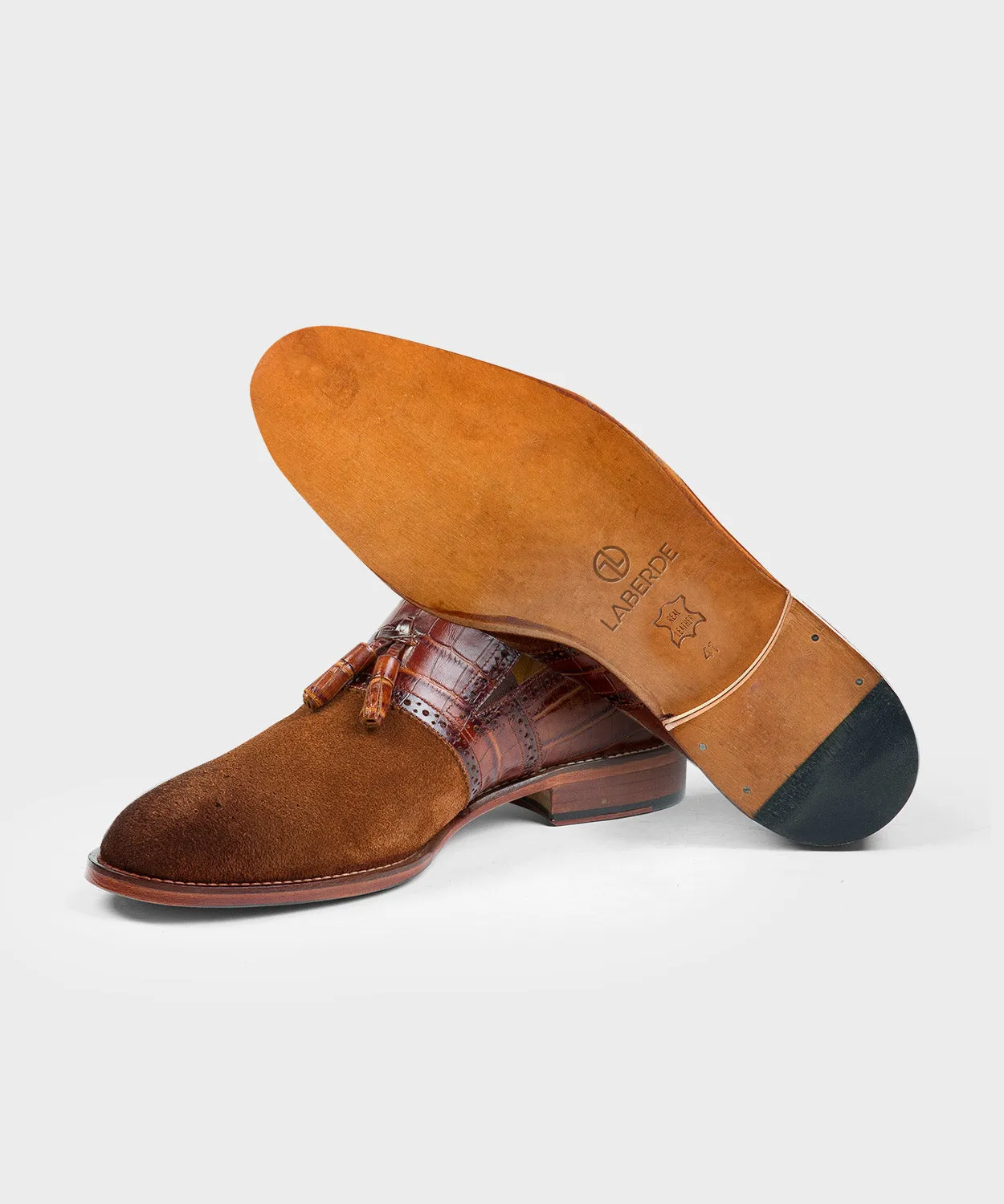 Brown Sude Loafers