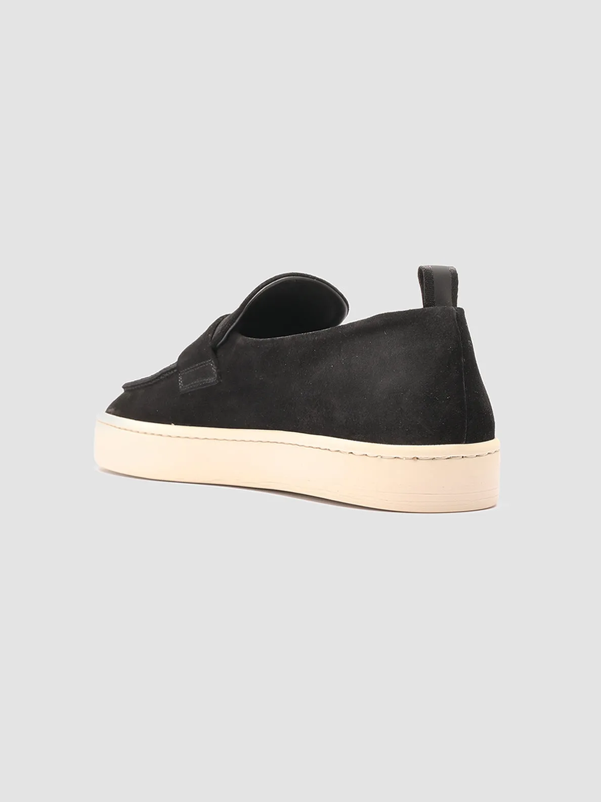 BUG 001 - Black Suede Penny Loafers