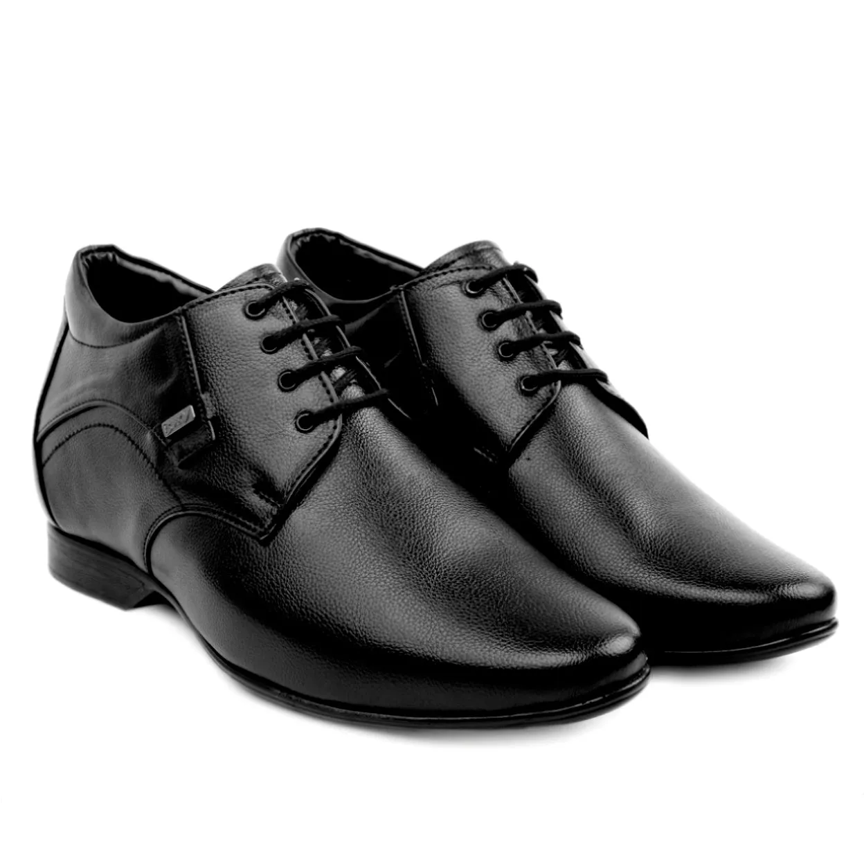 BXXY Men's 3 Inch Height Increasing Office Wear Formal Faux Lace-up Shoes