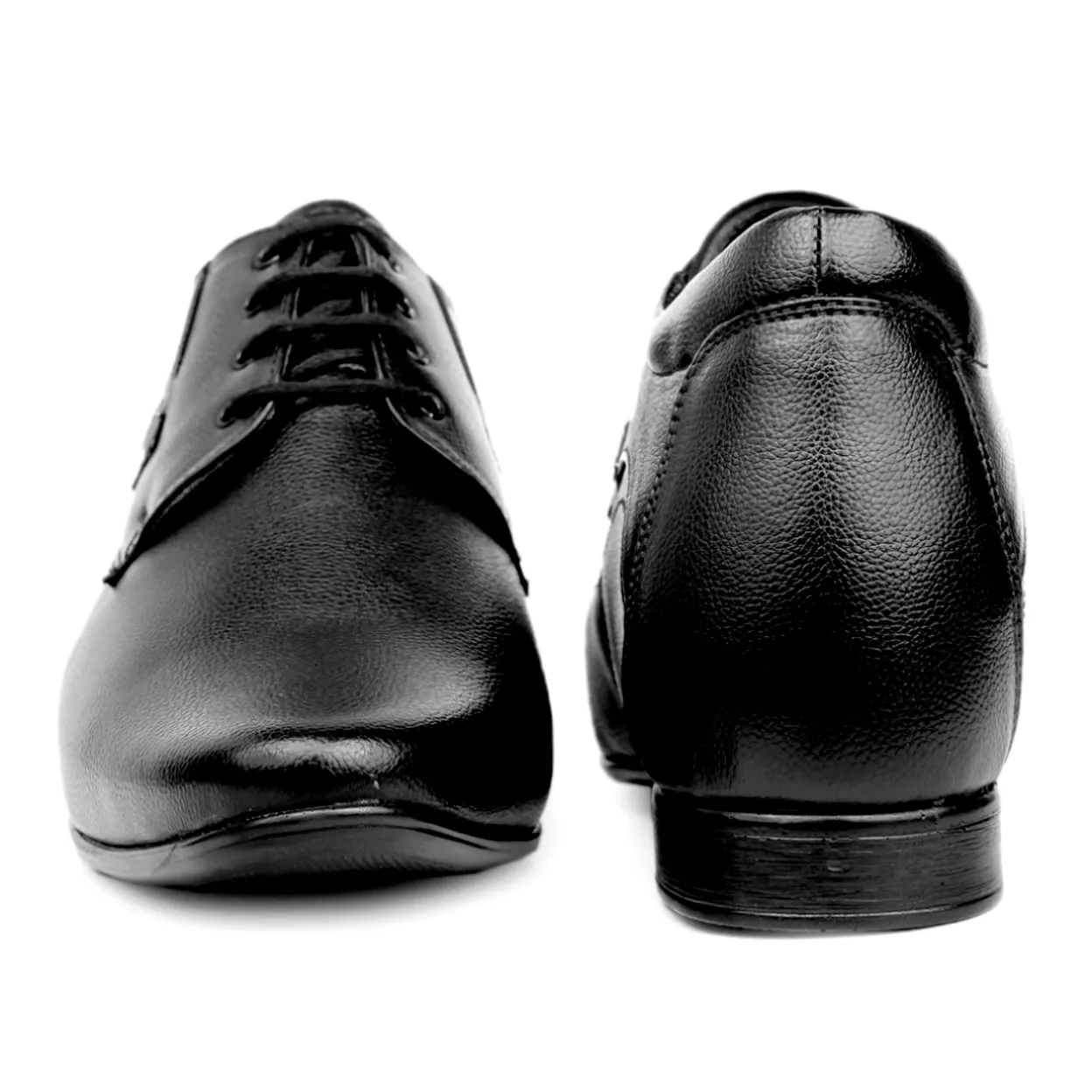 BXXY Men's 3 Inch Height Increasing Office Wear Formal Faux Lace-up Shoes