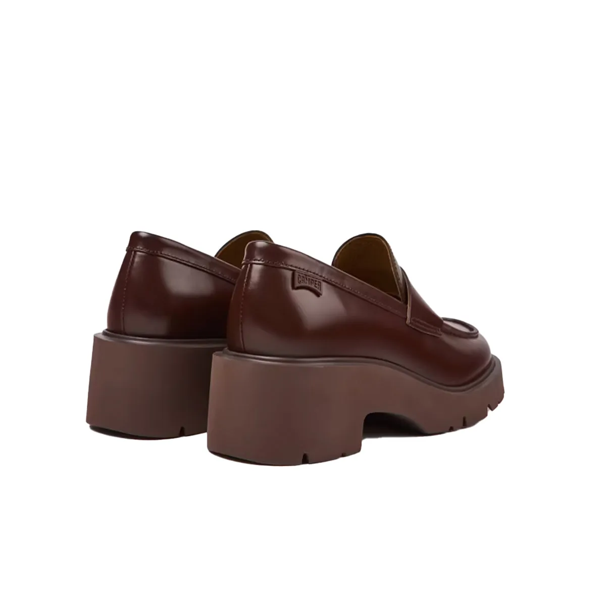 Camper Milah Burgundy leather loafers for women נעלי נשים