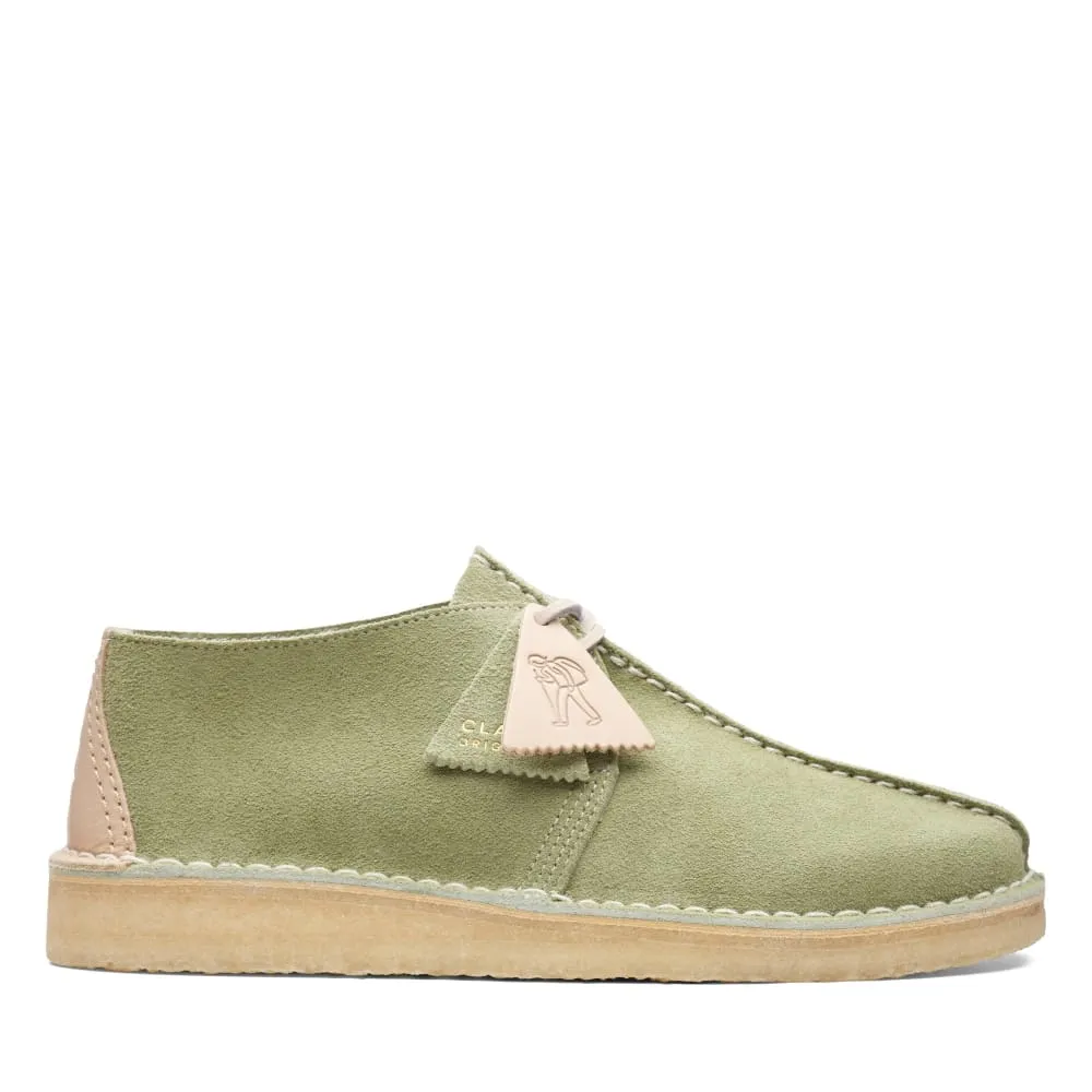 Clarks Original Desert Trek Men's Pale Green Suede 26165805