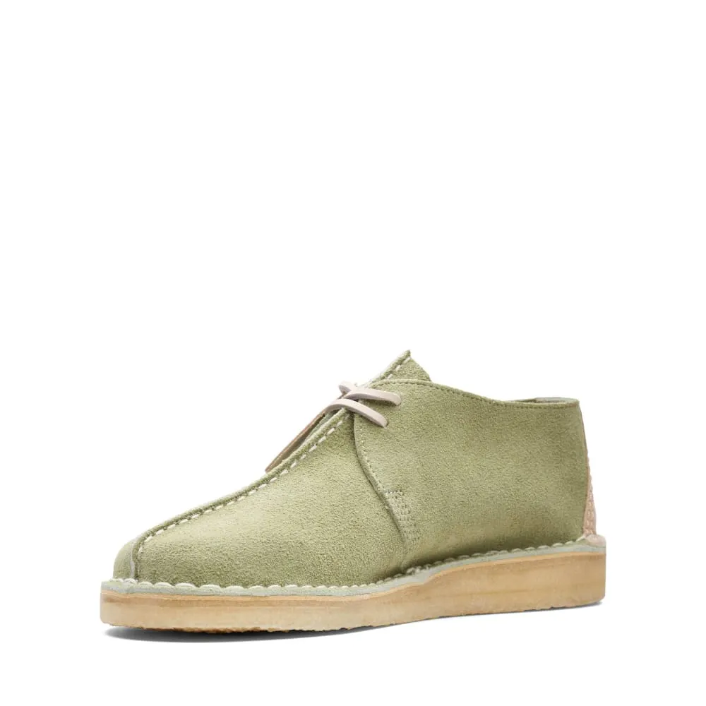 Clarks Original Desert Trek Men's Pale Green Suede 26165805