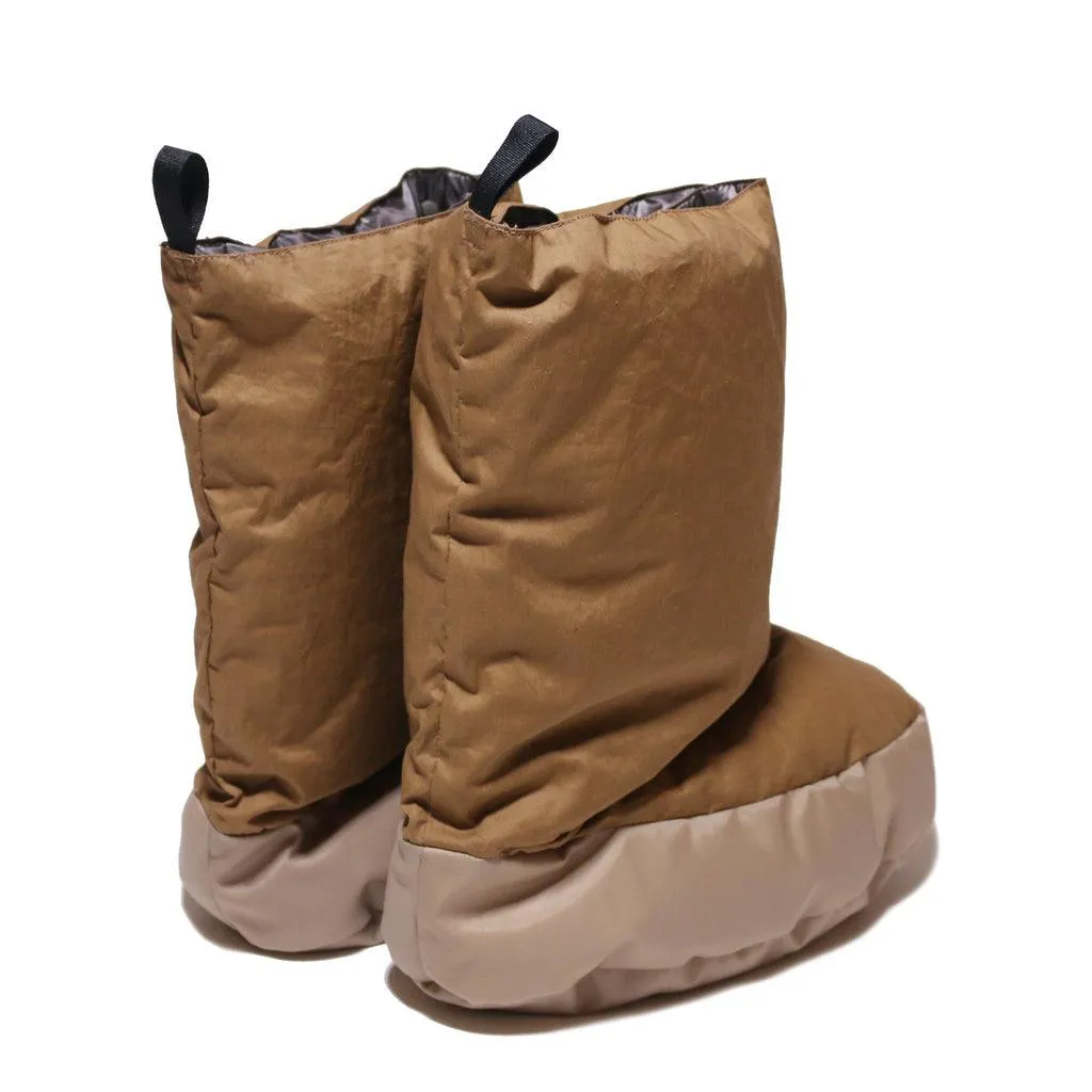 Cotton Down Tent Shoes - Coyote