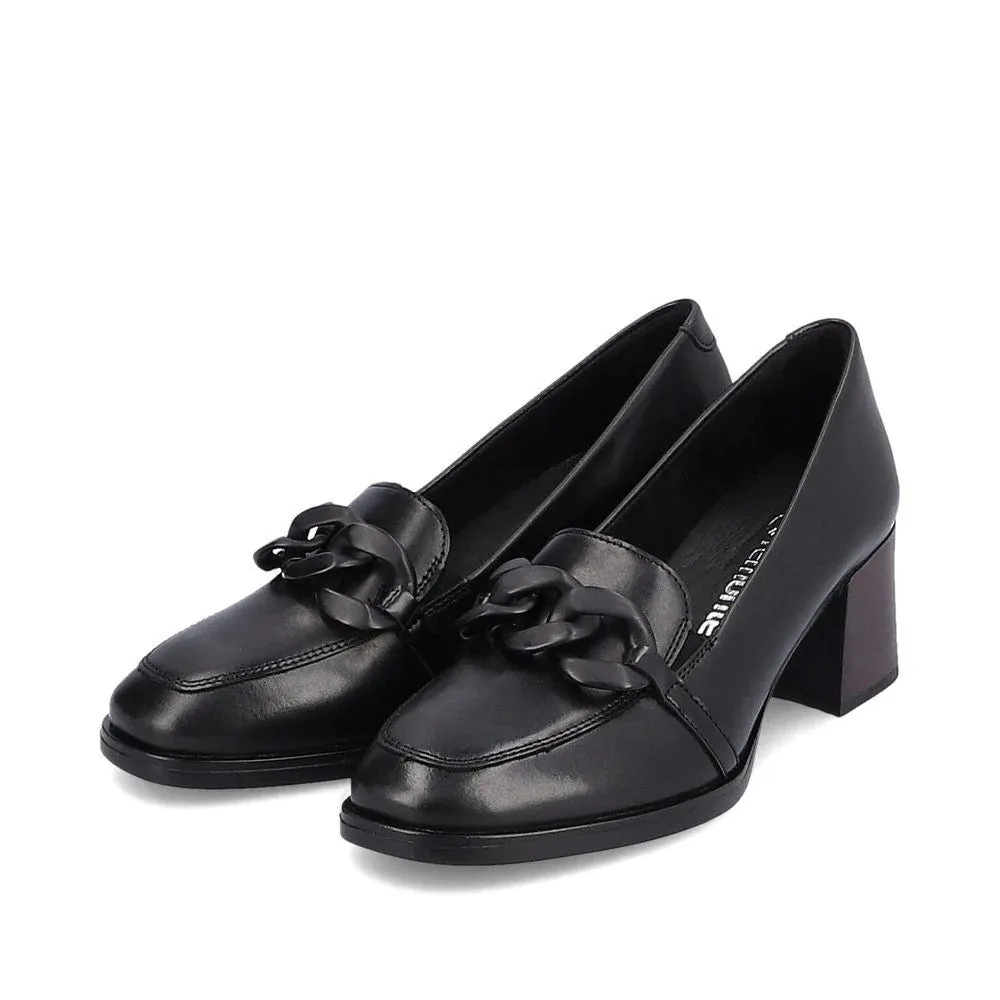 D0V00-01 Slip On Heel Black