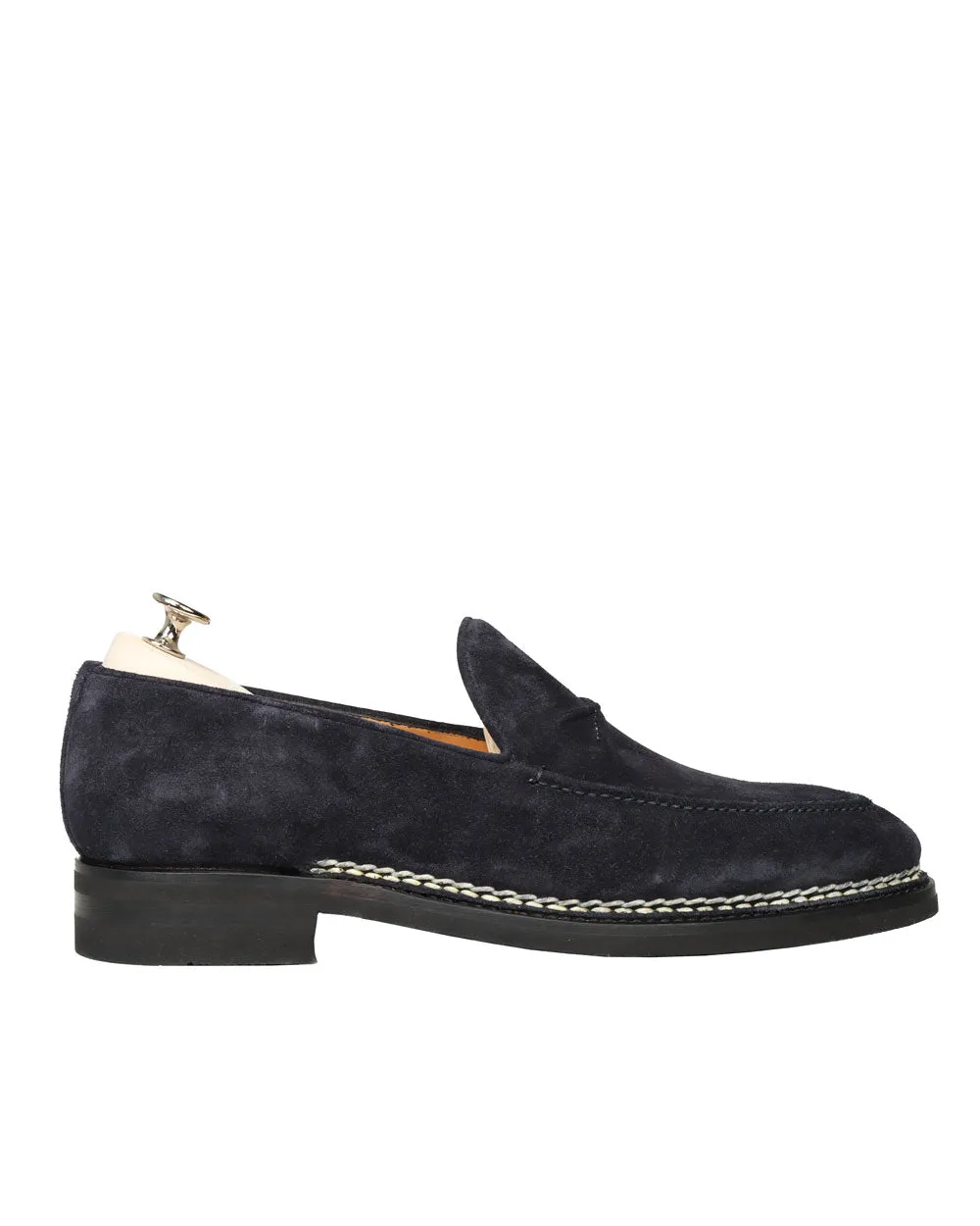 De Bustis Suede Loafer in Sirena