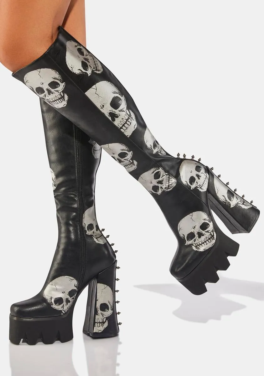 Deceased Platform Boots