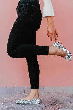 Dotted White Flats