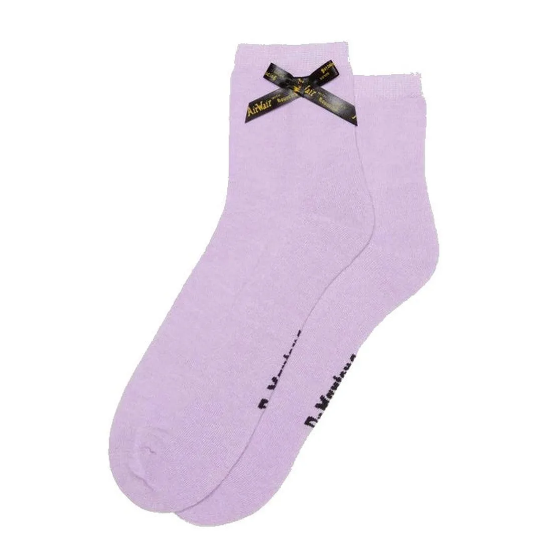 Dr Martens Ankle Bow Cotton Blend Socks Lilac  Small/Medium up to uk7 Medium/Large above uk7