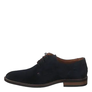 Essential Suede Lace Up Derby Midnight