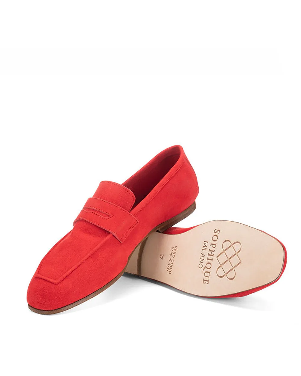 Essenziale Loafer in Red