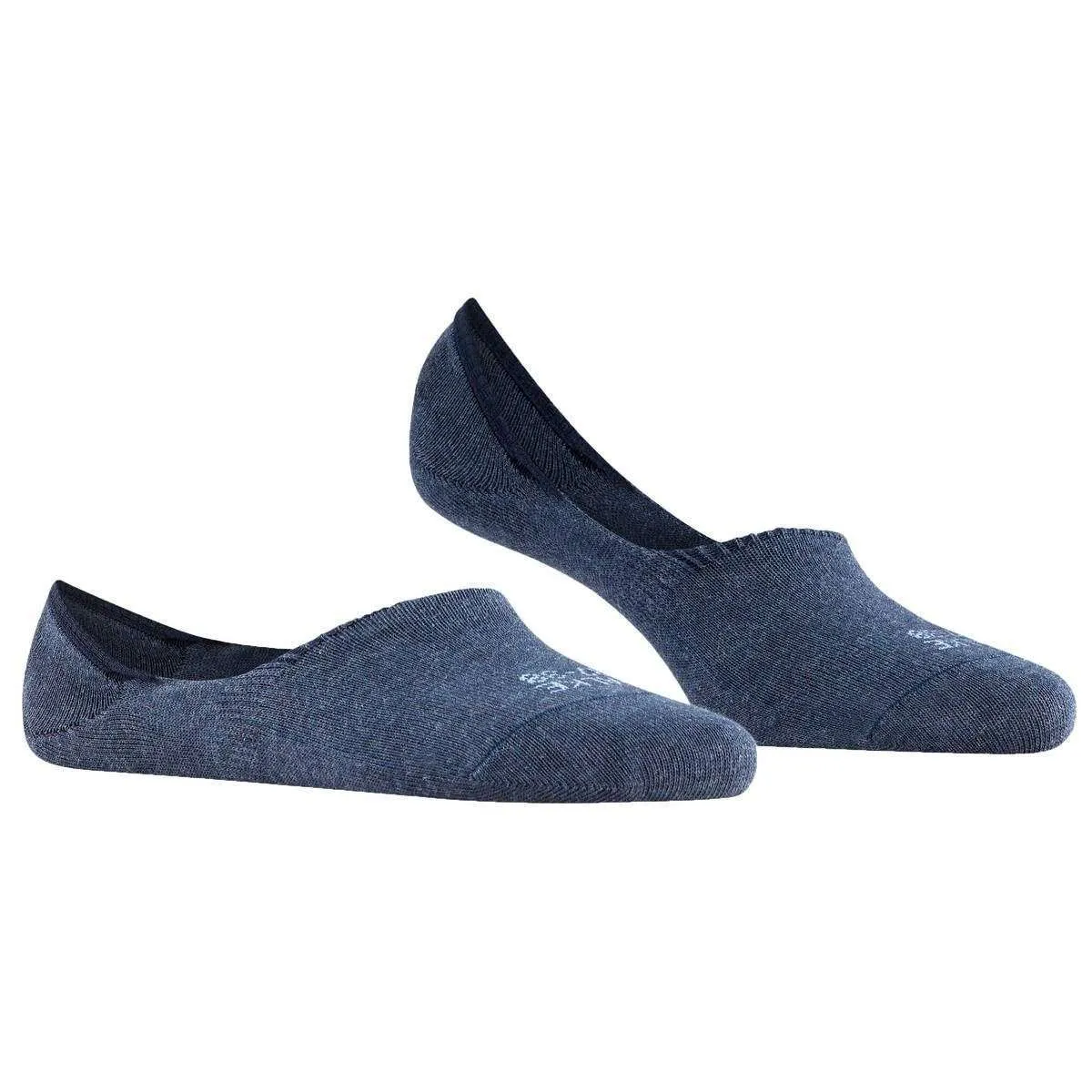 Falke Step High Cut No Show Socks - Navy Mel