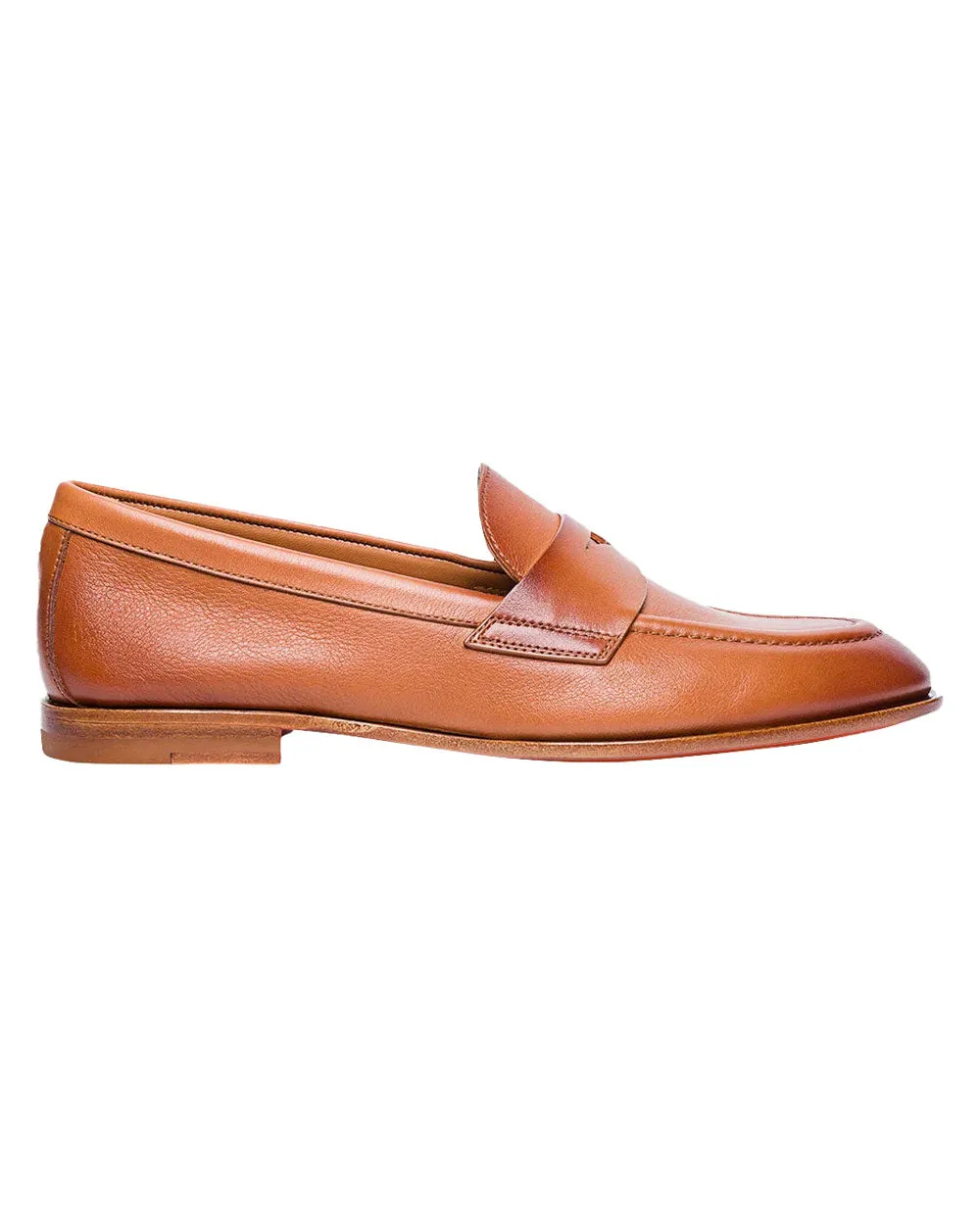 Famed Leather Loafer in Light Brown