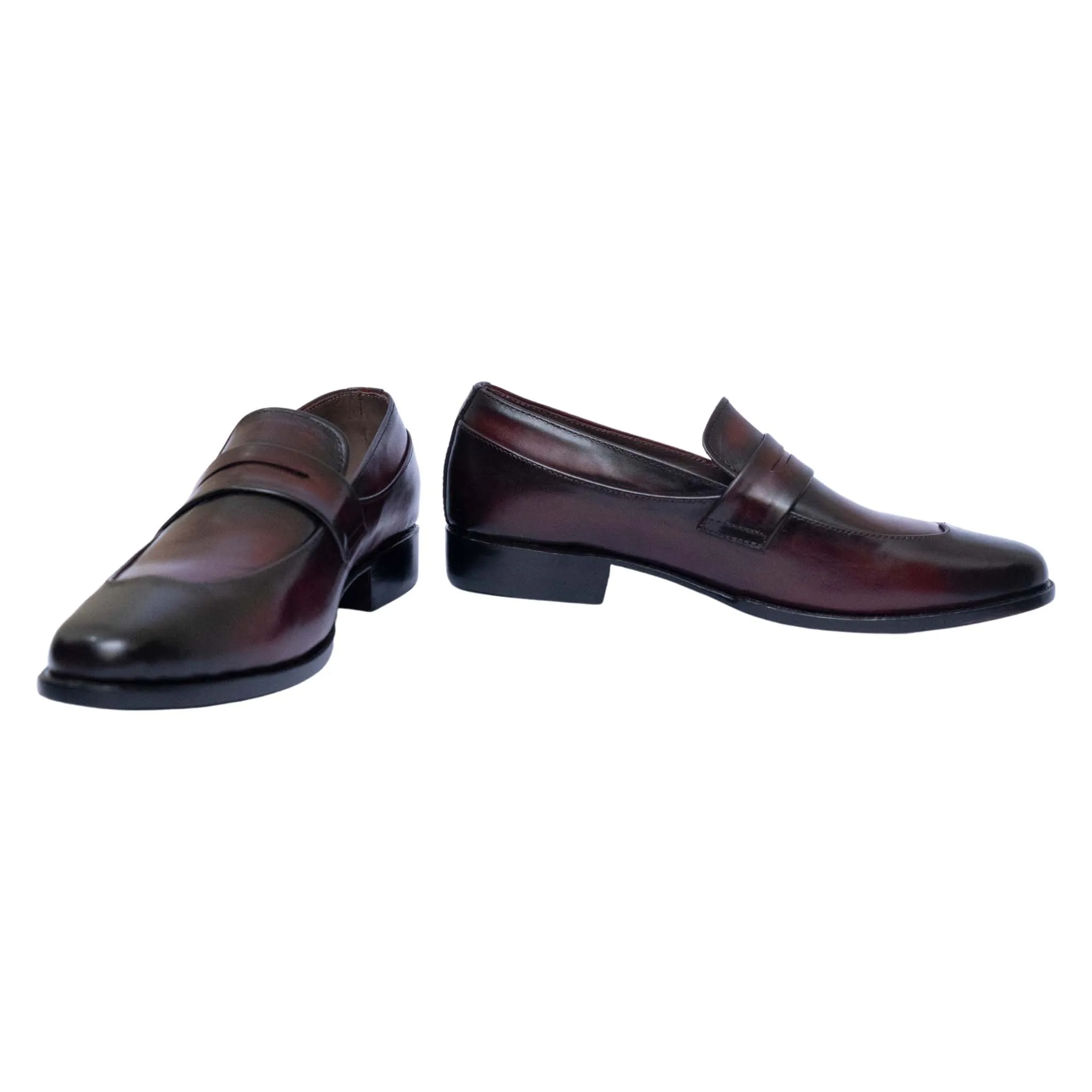 Handmade Men's Leather Penny Loafers