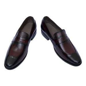 Handmade Men's Leather Penny Loafers