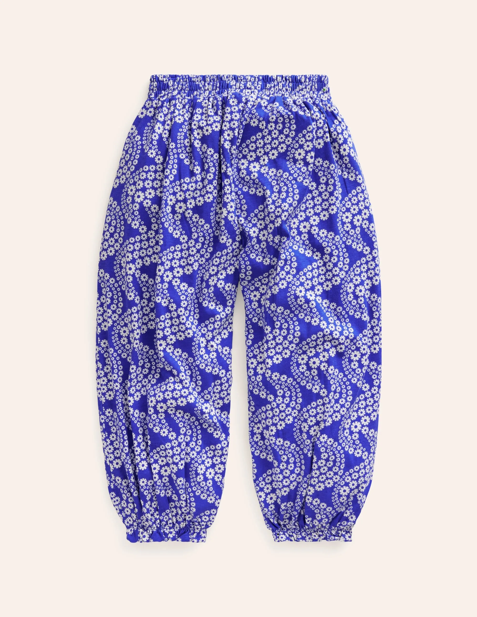 Jersey Harem Trousers-Greek Blue Wave