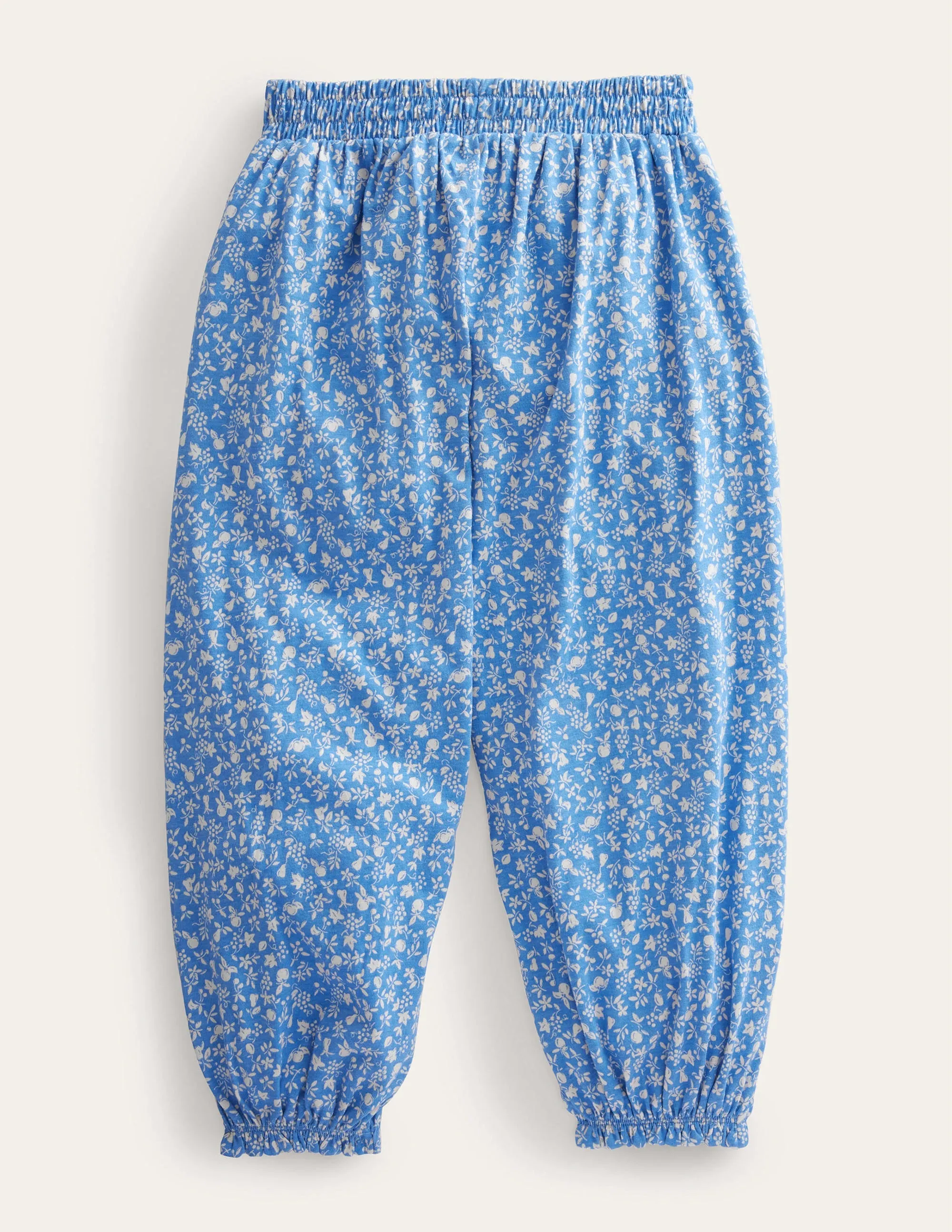 Jersey Harem Trousers-Penzance Blue Orchard