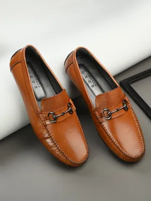 Luciano Tan Driving Loafers