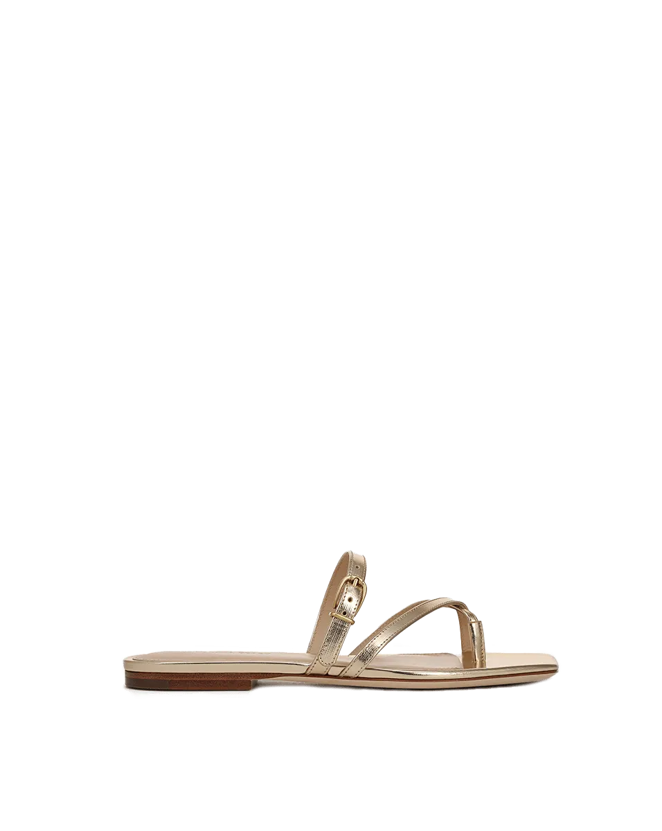 Marthe Metallic Leather Sandal