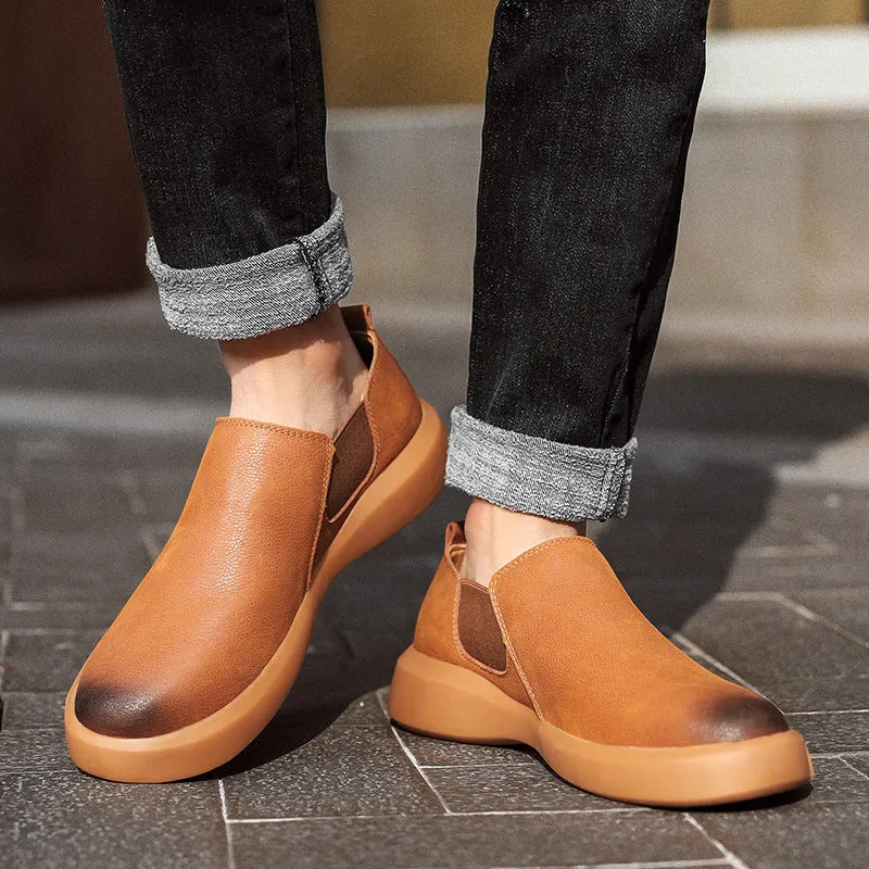 Men's Loafers Leather Shoes Men's Casual Leather Shoes Men