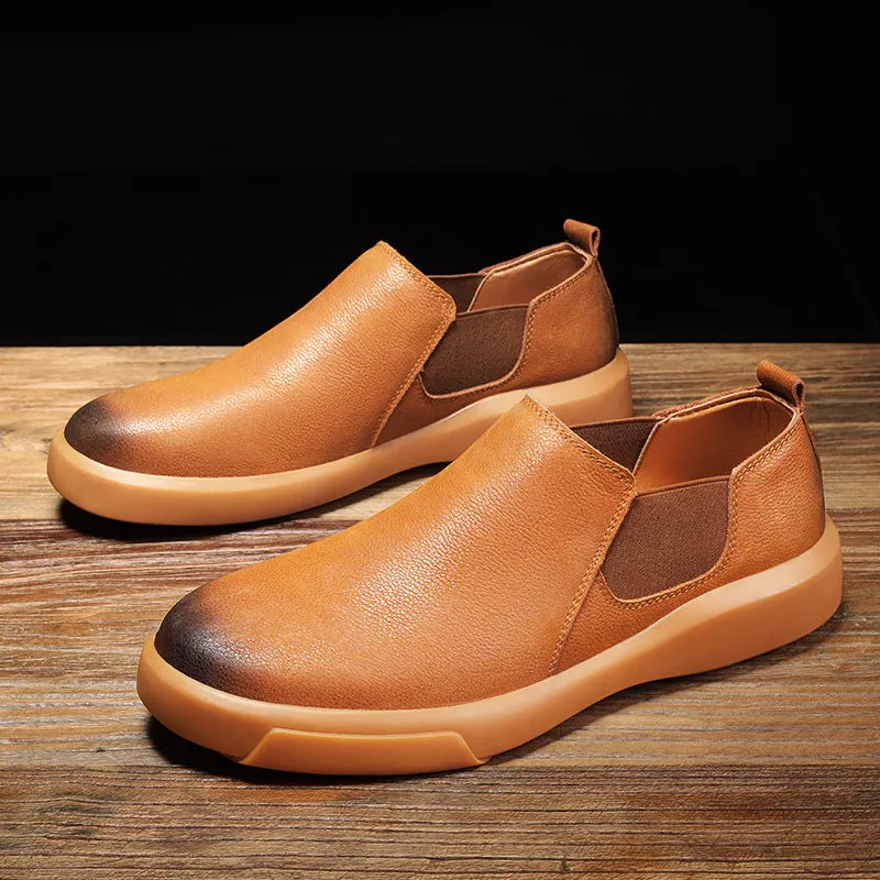 Men's Loafers Leather Shoes Men's Casual Leather Shoes Men