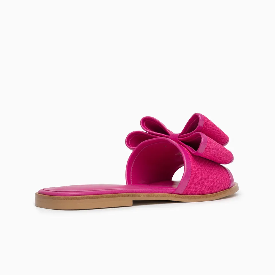 Milano Bow Flat Sandal