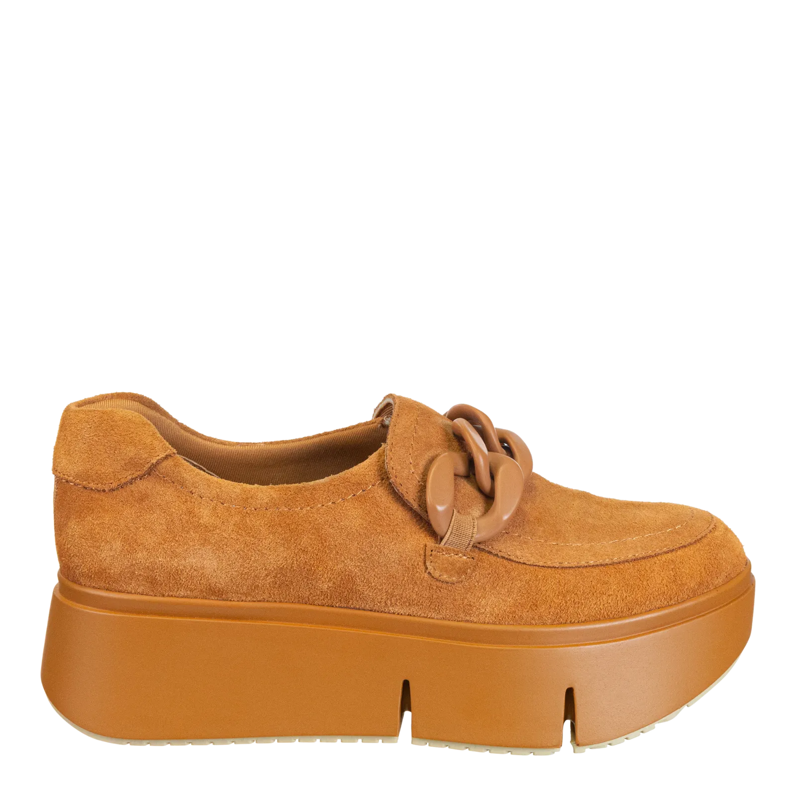 NAKED FEET - PRINCETON in CAMEL Platform Sneakers