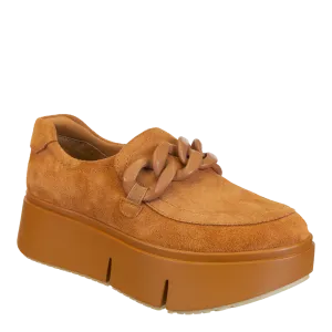 NAKED FEET - PRINCETON in CAMEL Platform Sneakers