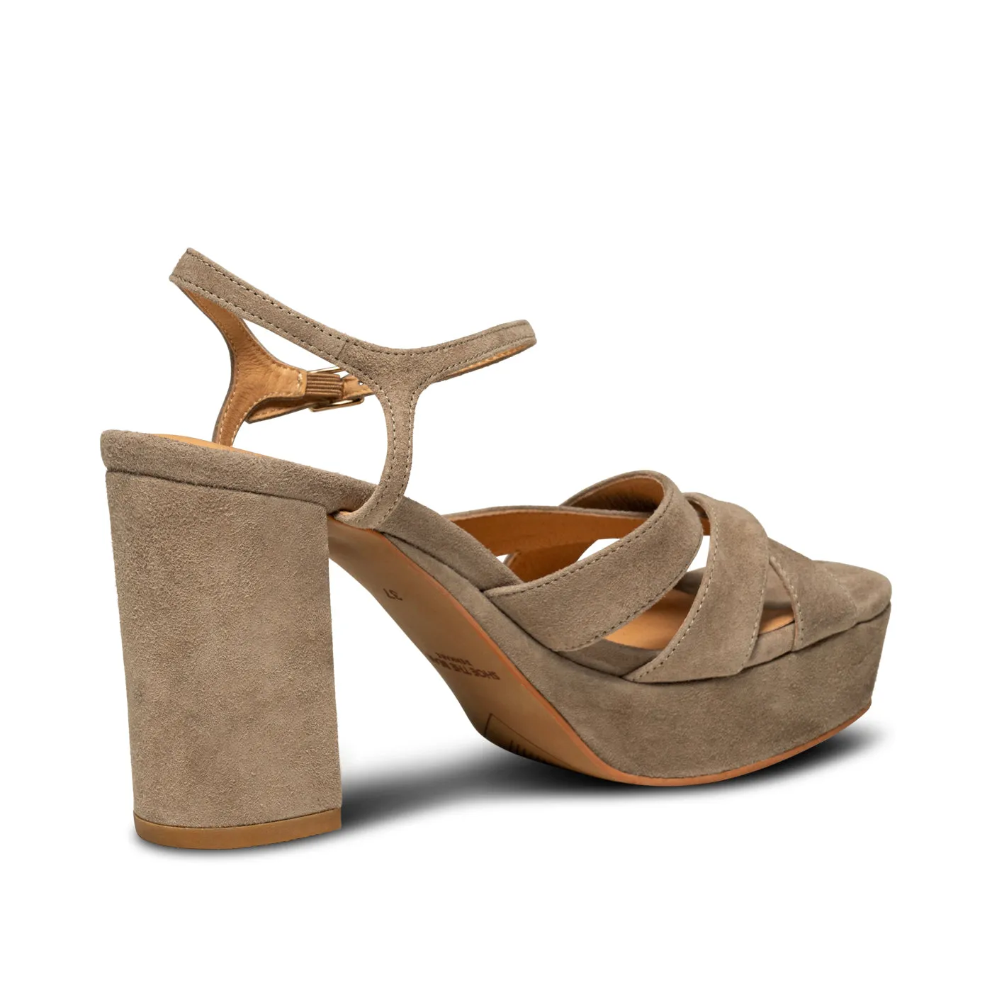 Nova strap suede - TAUPE