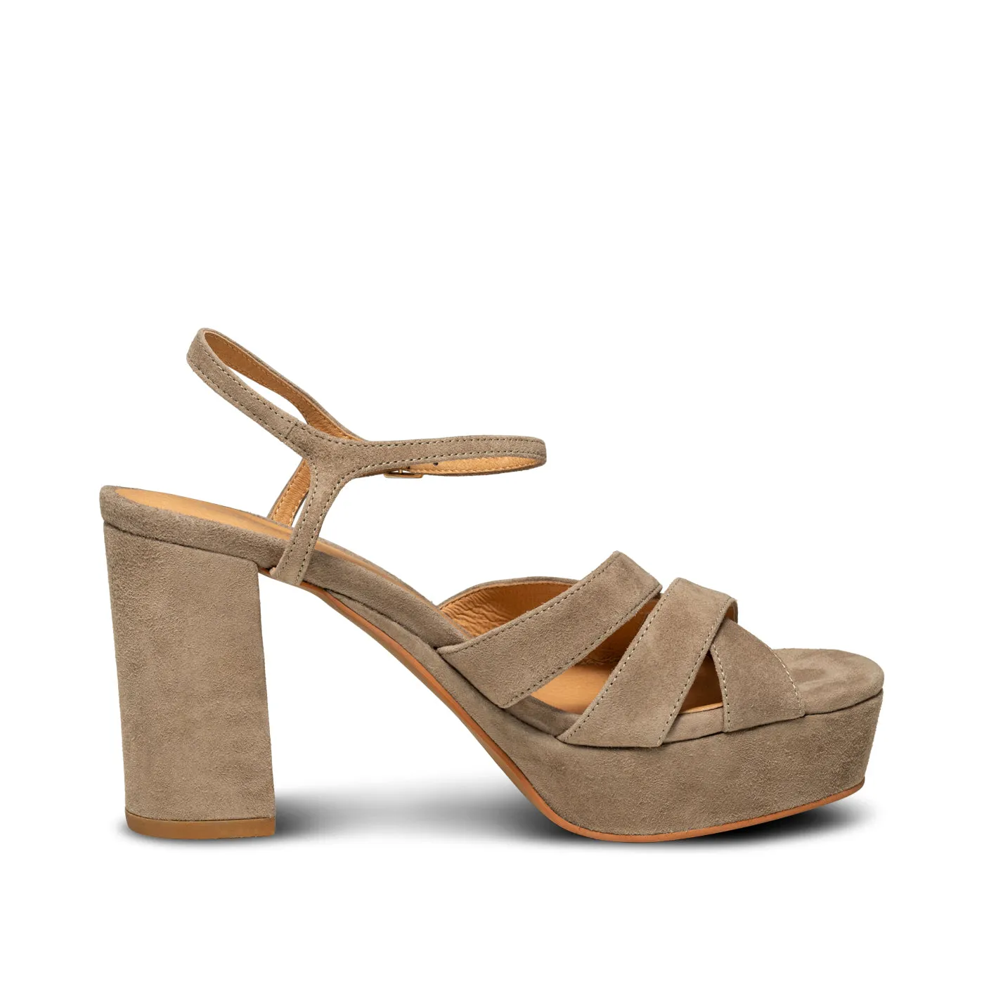 Nova strap suede - TAUPE