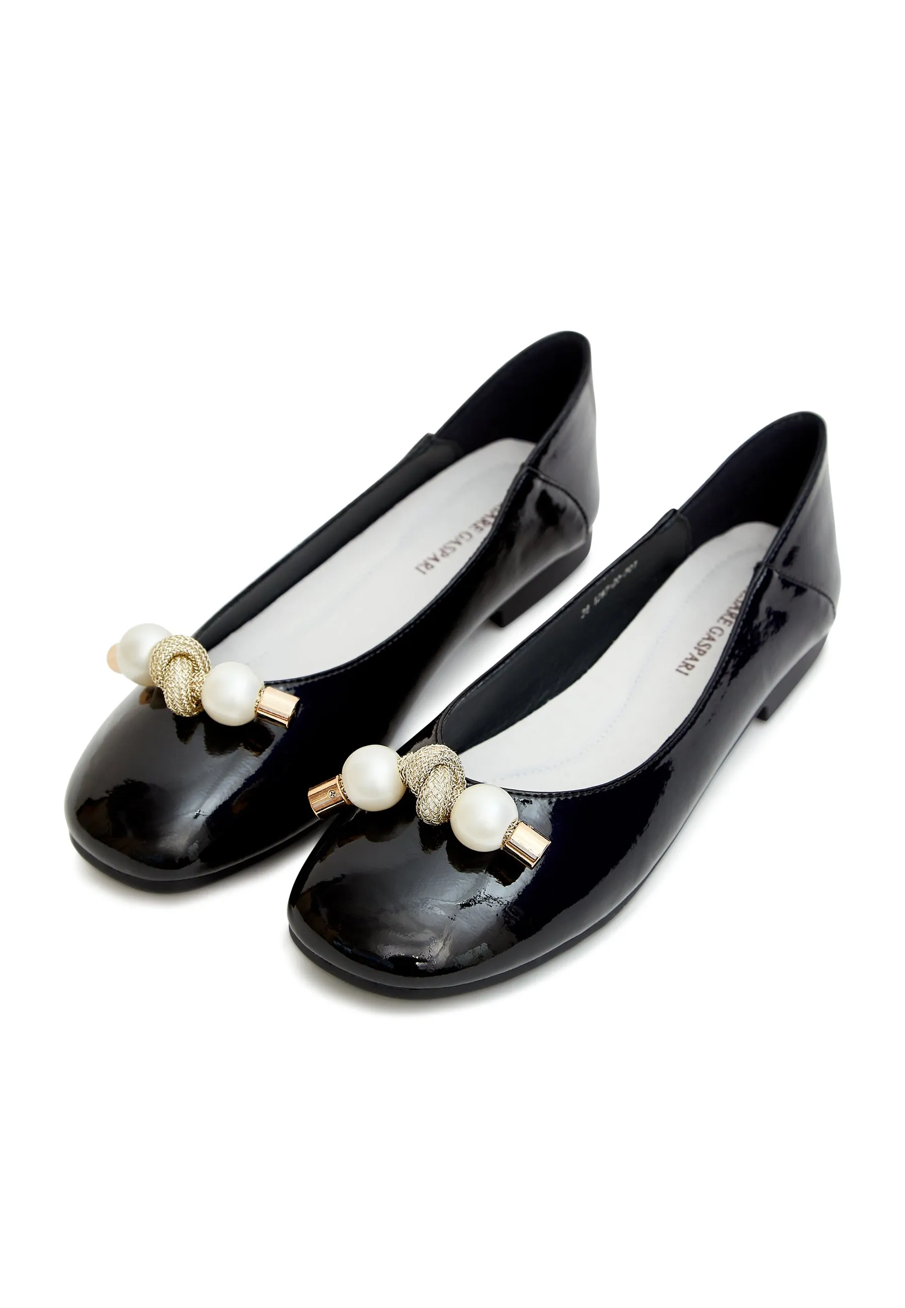 Pearl Bow Flats - Black