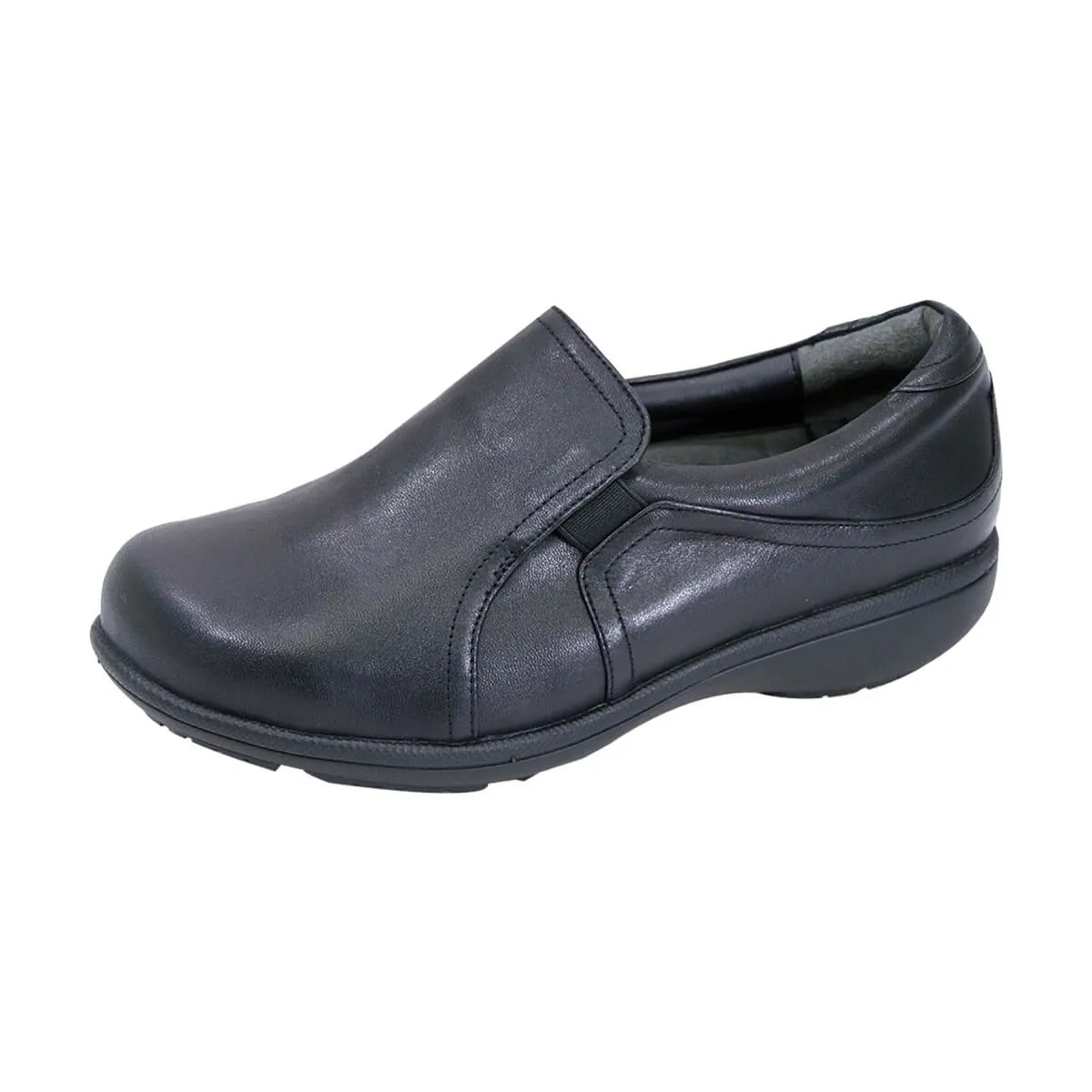 PEERAGE Therese Women's Wide Width Leather Loafers