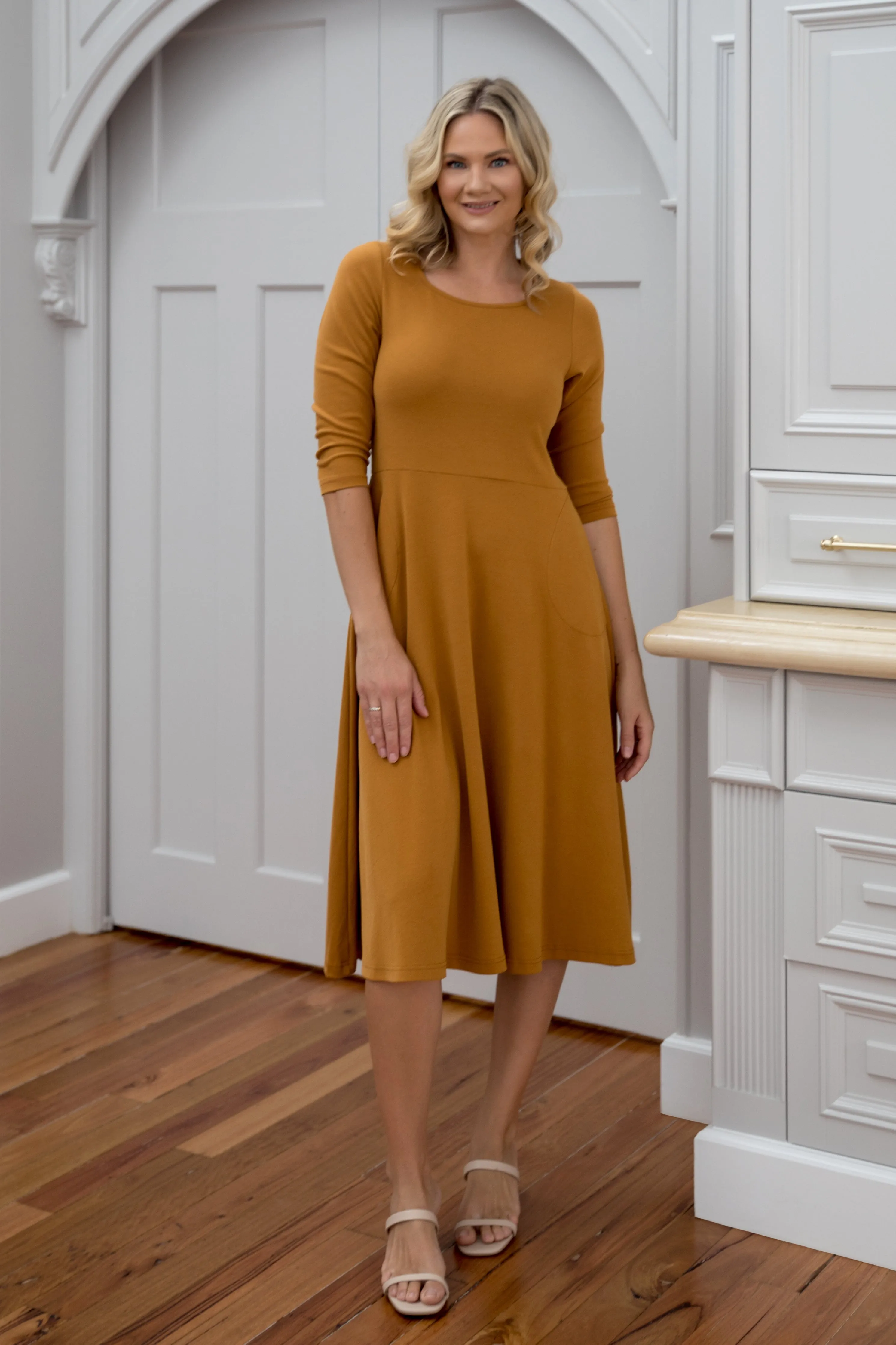 Penelope Lounge Dress | Toffee | FINAL SALE