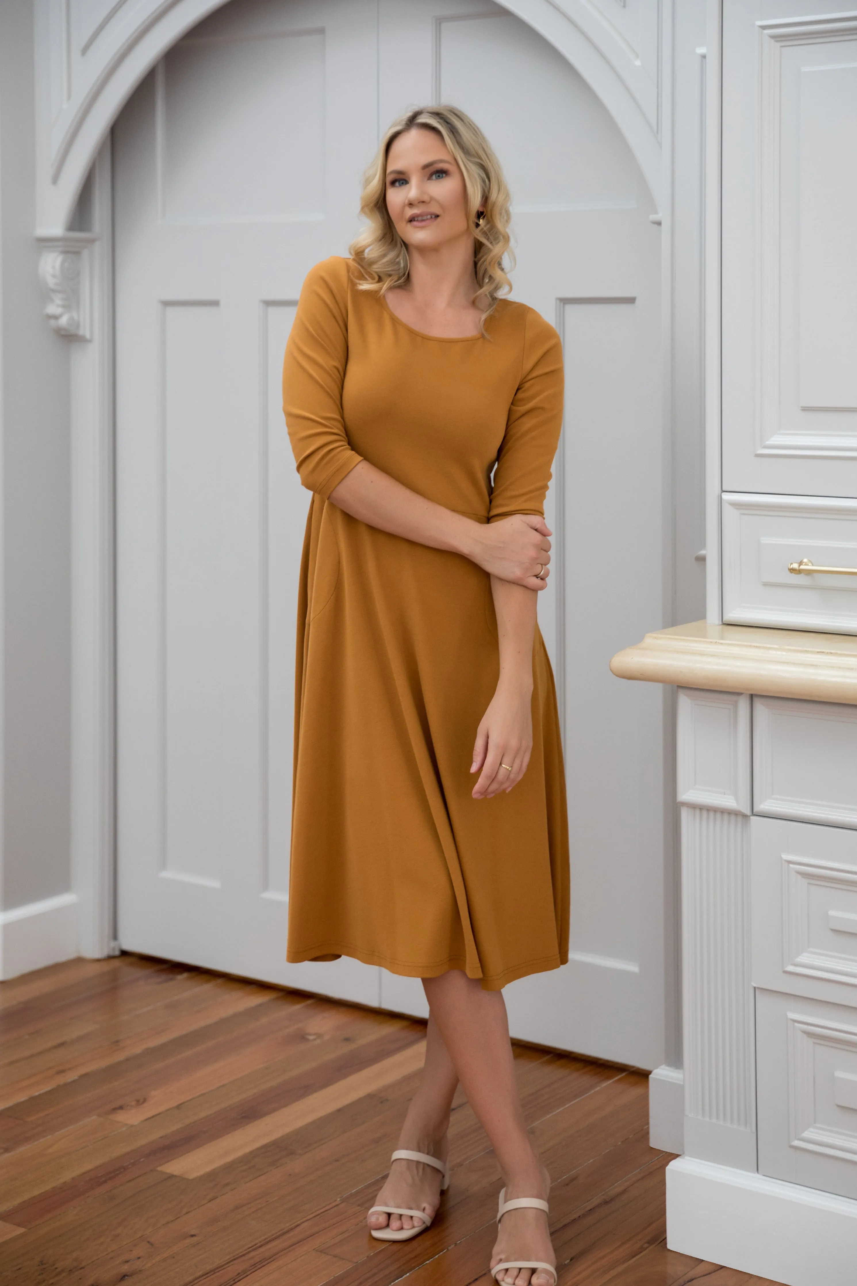 Penelope Lounge Dress | Toffee | FINAL SALE